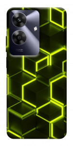 Чехол Neon hexagon для Realme Note 60x
