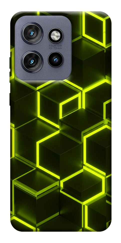 Чехол Neon hexagon для Motorola Edge 60 Neo