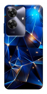 Чехол Abstract purple pattern для Realme Note 60x