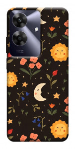 Чехол Полевые цветы для Realme Note 60x