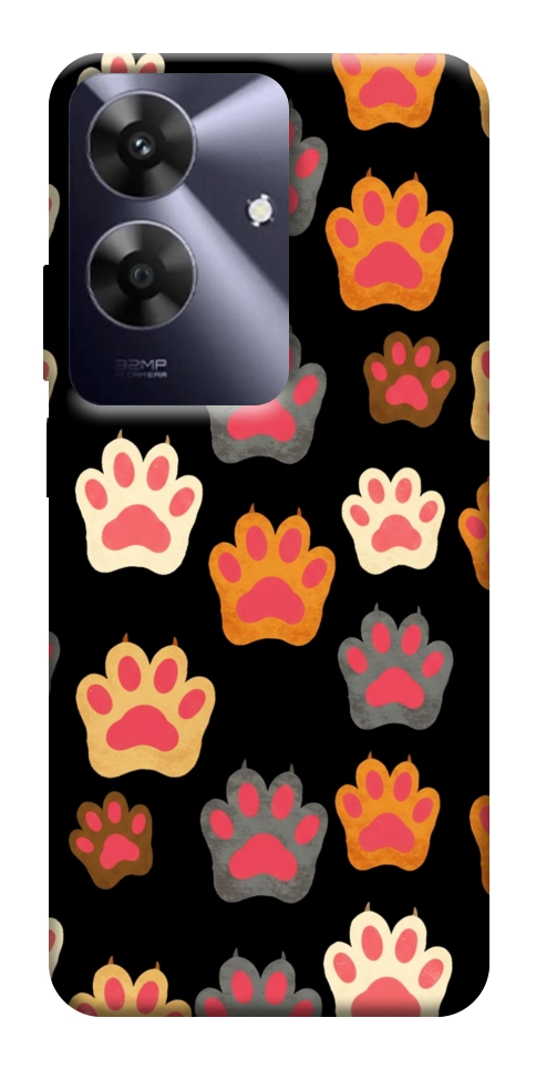 Чехол Colorful Paws для Realme Note 60x