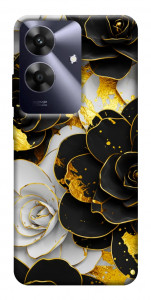 Чехол Flower black-white для Realme Note 60x