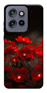 Чехол Burning flowers для Motorola Edge 60 Neo