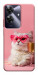 Чехол Pinky cat для Realme Note 60x