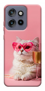 Чехол Pinky cat для Motorola Edge 60 Neo