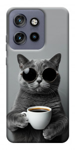 Чехол Grey cat coffee для Motorola Edge 60 Neo