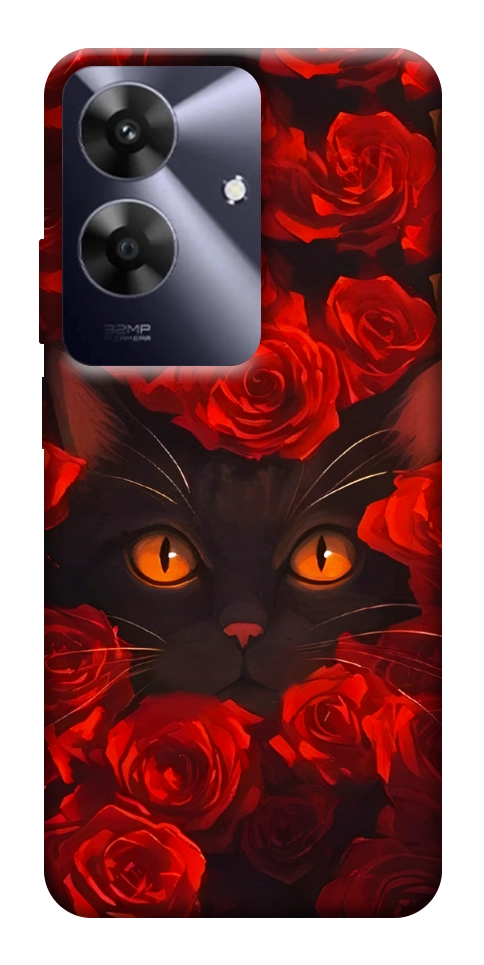 Чехол Rose cat для Realme Note 60x