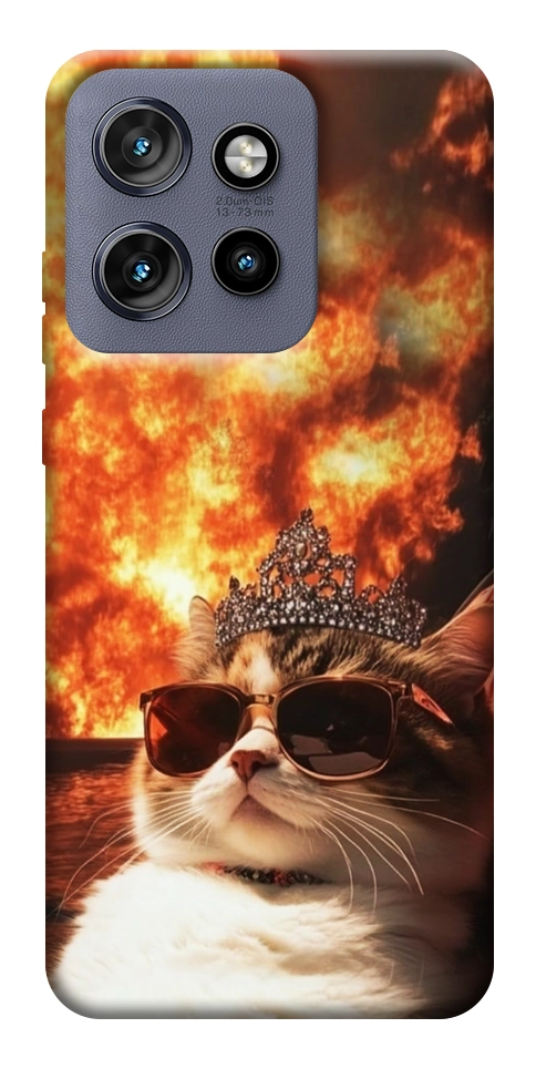 Чехол Cat explosion для Motorola Edge 60 Neo