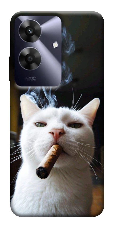 Чехол Cat cigar для Realme Note 60x