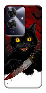 Чехол Horror lucky cat для Realme Note 60x