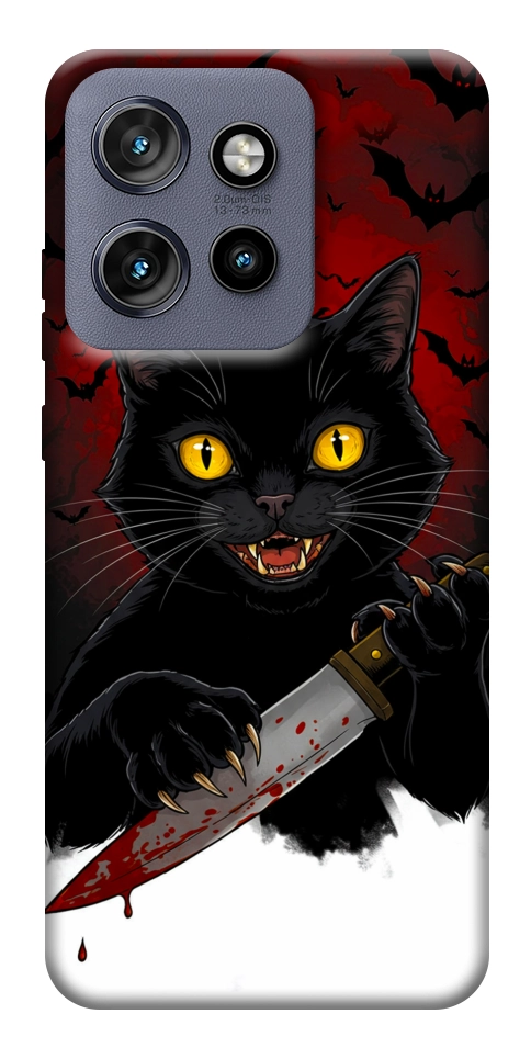 Чехол Horror lucky cat для Motorola Edge 60 Neo