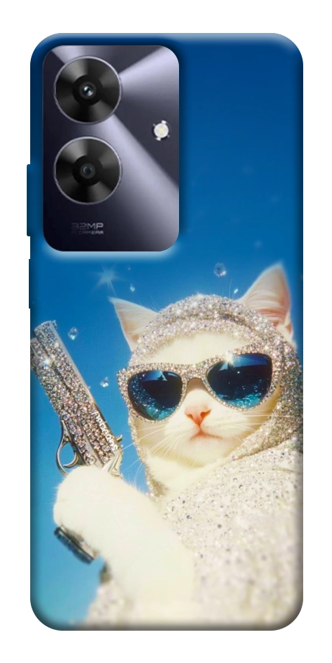 Чехол Diamond kitty для Realme Note 60x