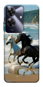 Чехол Beach Horses для Realme Note 60x