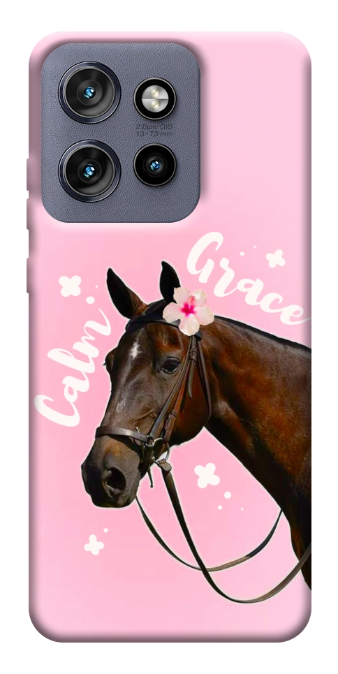 Чехол Horse with flower для Motorola Edge 60 Neo