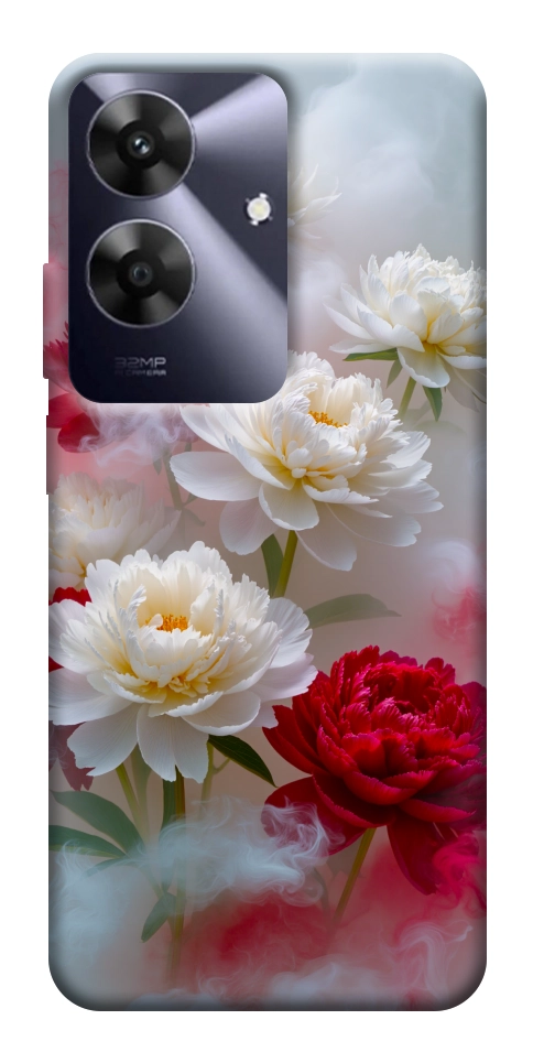 Чехол Red and white smoke для Realme Note 60x