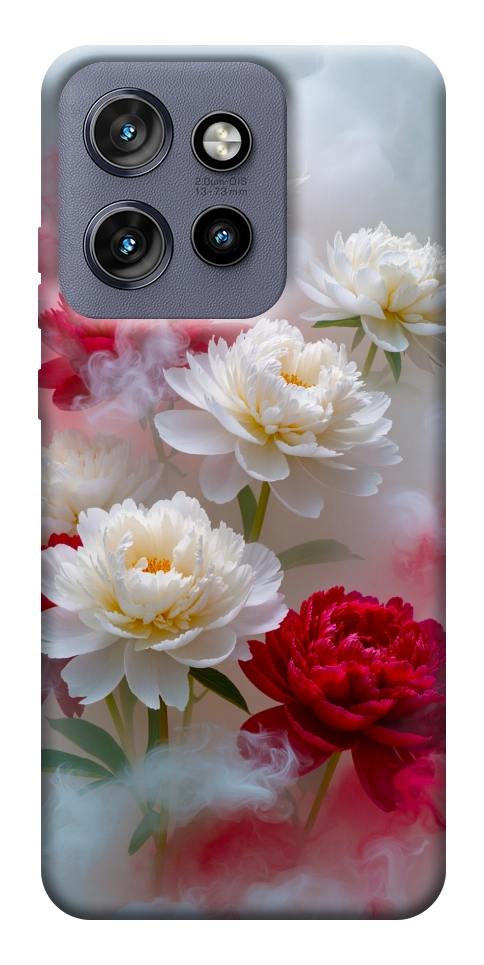 Чехол Red and white smoke для Motorola Edge 60 Neo