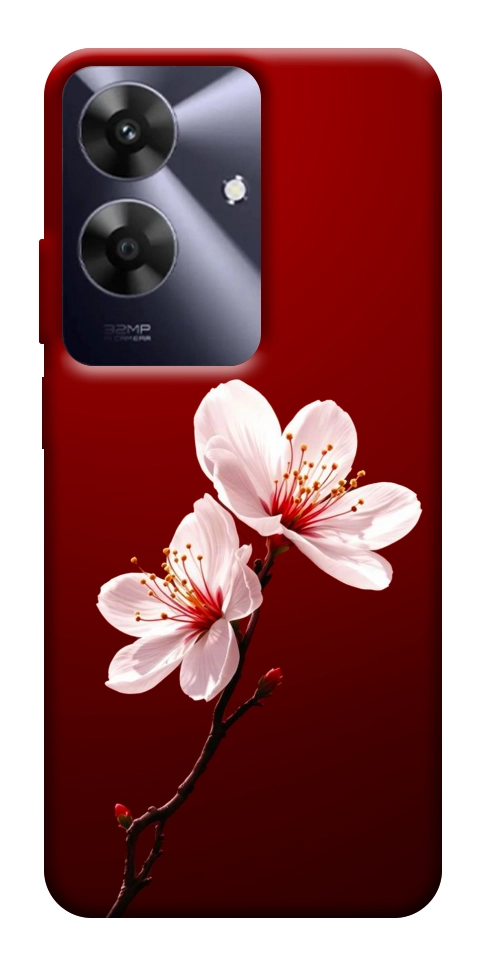 Чехол Sakura red для Realme Note 60x