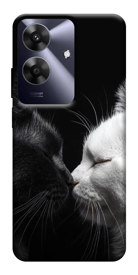 Чехол Black and white cats для Realme Note 60x