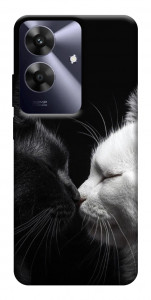 Чехол Black and white cats для Realme Note 60x