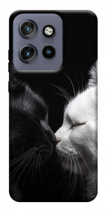 Чехол Black and white cats для Motorola Edge 60 Neo