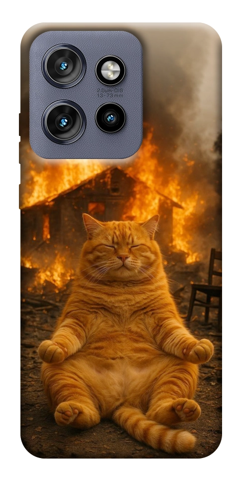 Чехол Burning cat для Motorola Edge 60 Neo