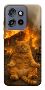 Чехол Burning cat для Motorola Edge 60 Neo
