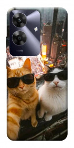 Чехол Cool cats city для Realme Note 60x