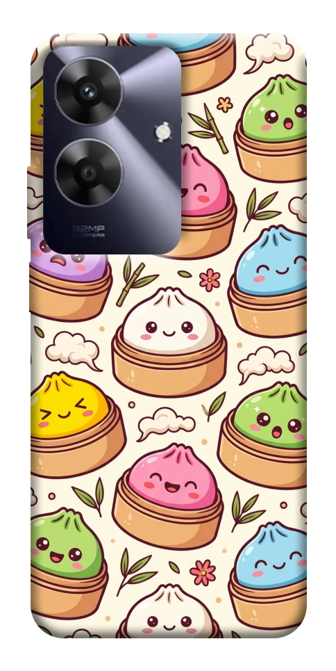 Чехол Pattern dumpling для Realme Note 60x