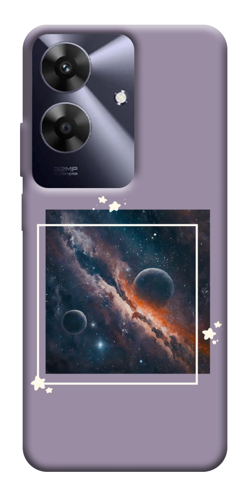 Чехол Космос в квадрате для Realme Note 60x
