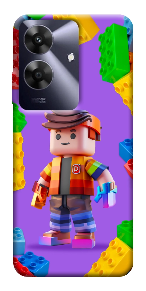 Чехол Colorful constructor для Realme Note 60x