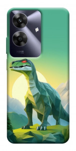 Чехол Динозавр для Realme Note 60x
