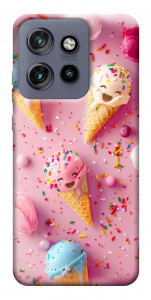 Чехол Веселое мороженое для Motorola Edge 60 Neo