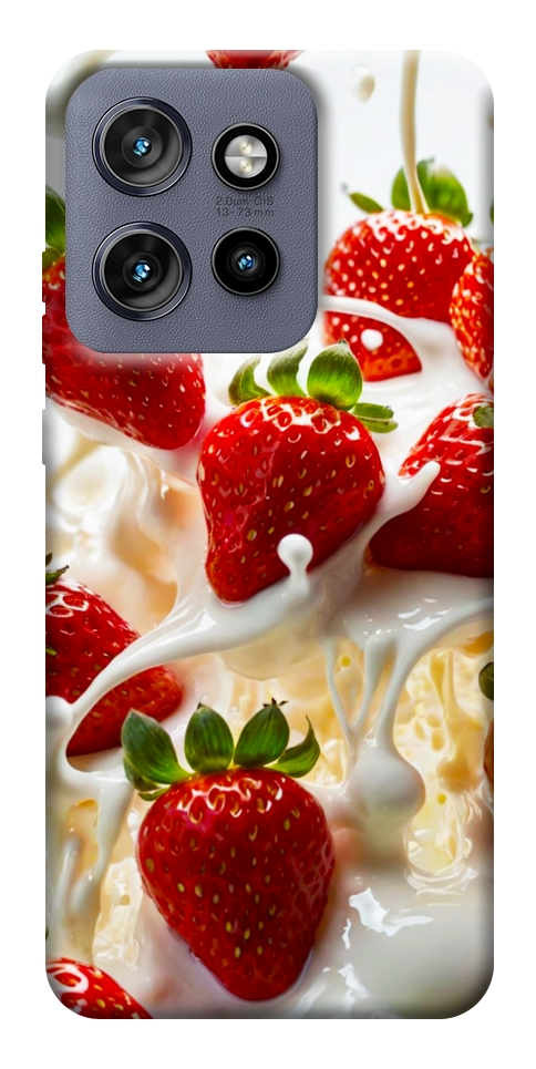 Чехол Strawberry and cream для Motorola Edge 60 Neo