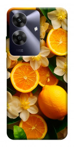 Чехол Лимоны и цветы для Realme Note 60x