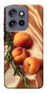 Чехол Лакешери персики для Motorola Edge 60 Neo