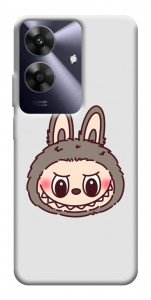 Чехол Labubu grey для Realme Note 60x
