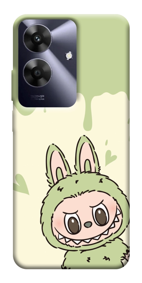 Чехол Labubu green для Realme Note 60x