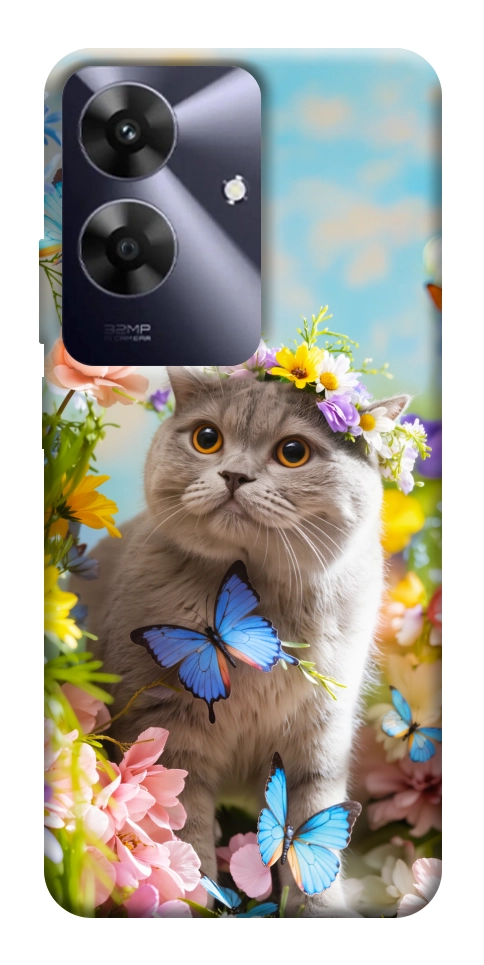 Чехол Spring cat для Realme Note 60x