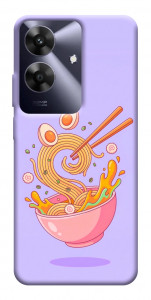 Чехол Cartoon noodles для Realme Note 60x