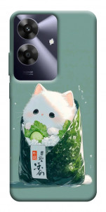 Чехол Cat onigiri для Realme Note 60x
