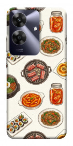 Чехол Korean food для Realme Note 60x