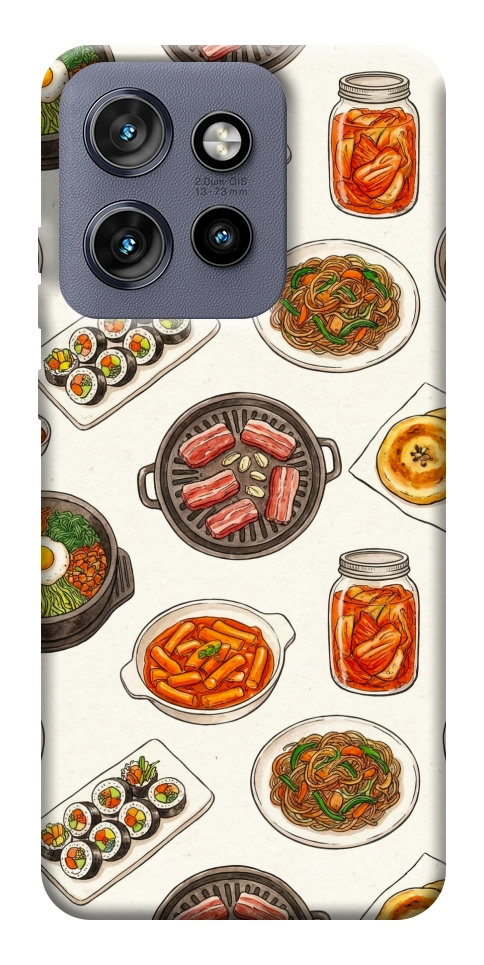 Чехол Korean food для Motorola Edge 60 Neo