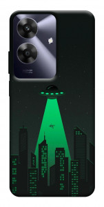 Чехол Green ufo для Realme Note 60x