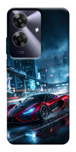 Чехол Red sport car для Realme Note 60x