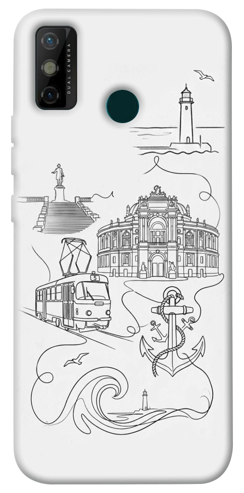 Чехол Odesa spirit для TECNO Spark 6 Go