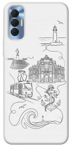 Чехол Odesa spirit для TECNO Spark 8P