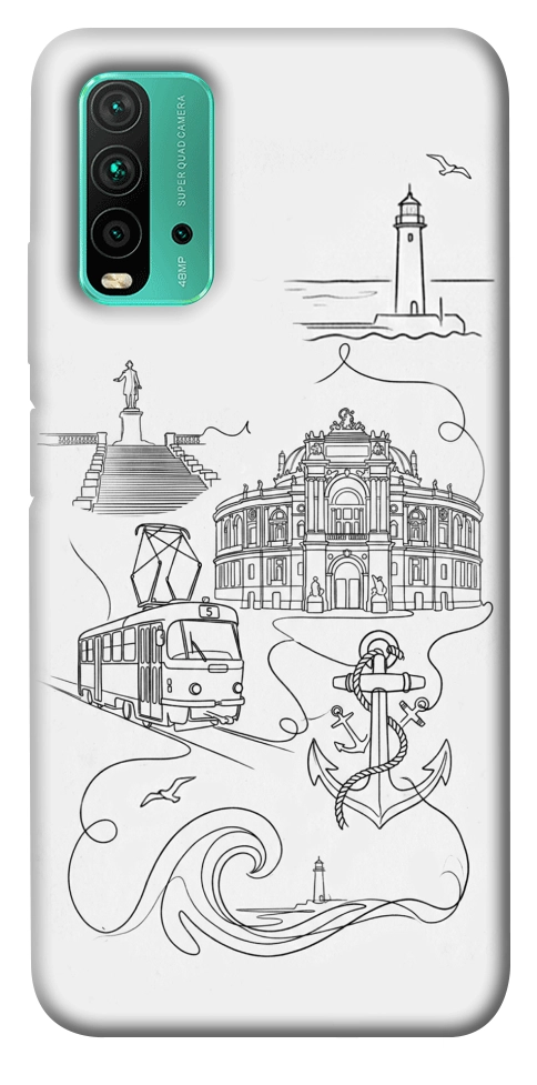 Чехол Odesa spirit для Xiaomi Redmi Note 9 4G
