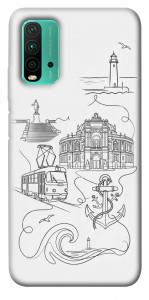 Чехол Odesa spirit для Xiaomi Redmi Note 9 4G