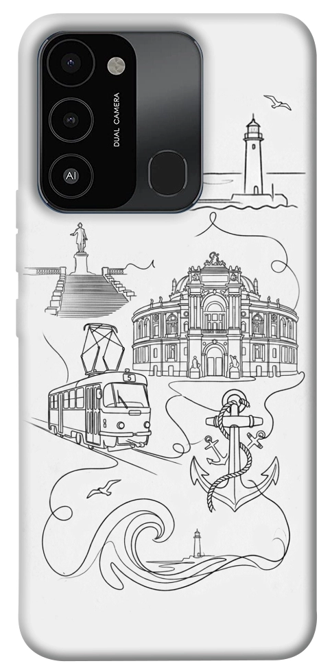 Чохол Odesa spirit для TECNO Spark 8C