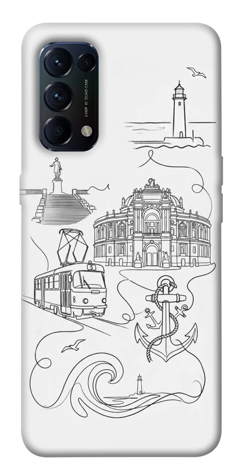 Чехол Odesa spirit для Oppo Reno 5 4G